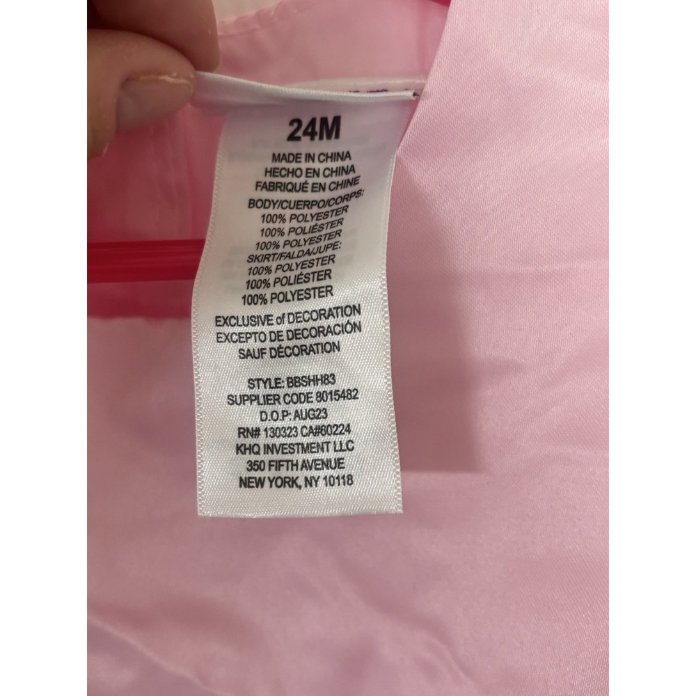 Blueberi Boulevard 24m NWT Pink 3D Butterfly Tulle Dress Baby Toddle Girls - Picture 4 of 4